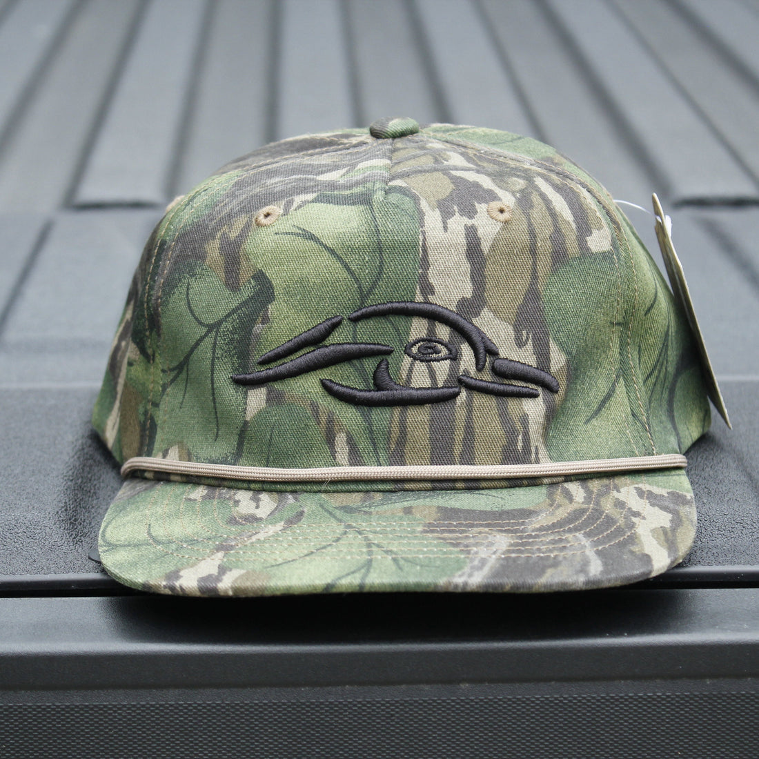 Old Rope Hat Mossy Full Foilage w/ Duck Logo