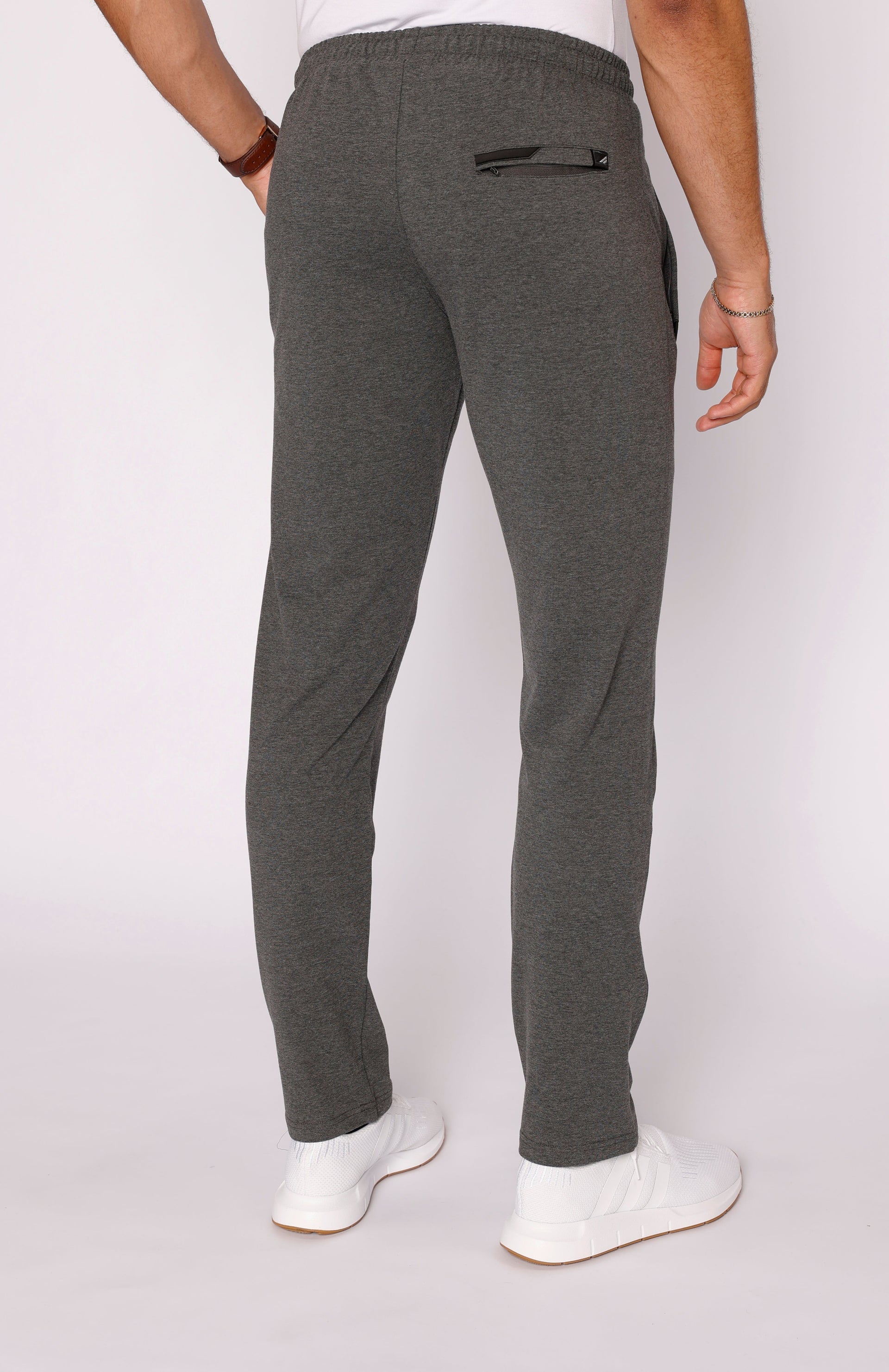 Navy Blue Athletic Tapered Jogger Pants for Tall Men - Image 50