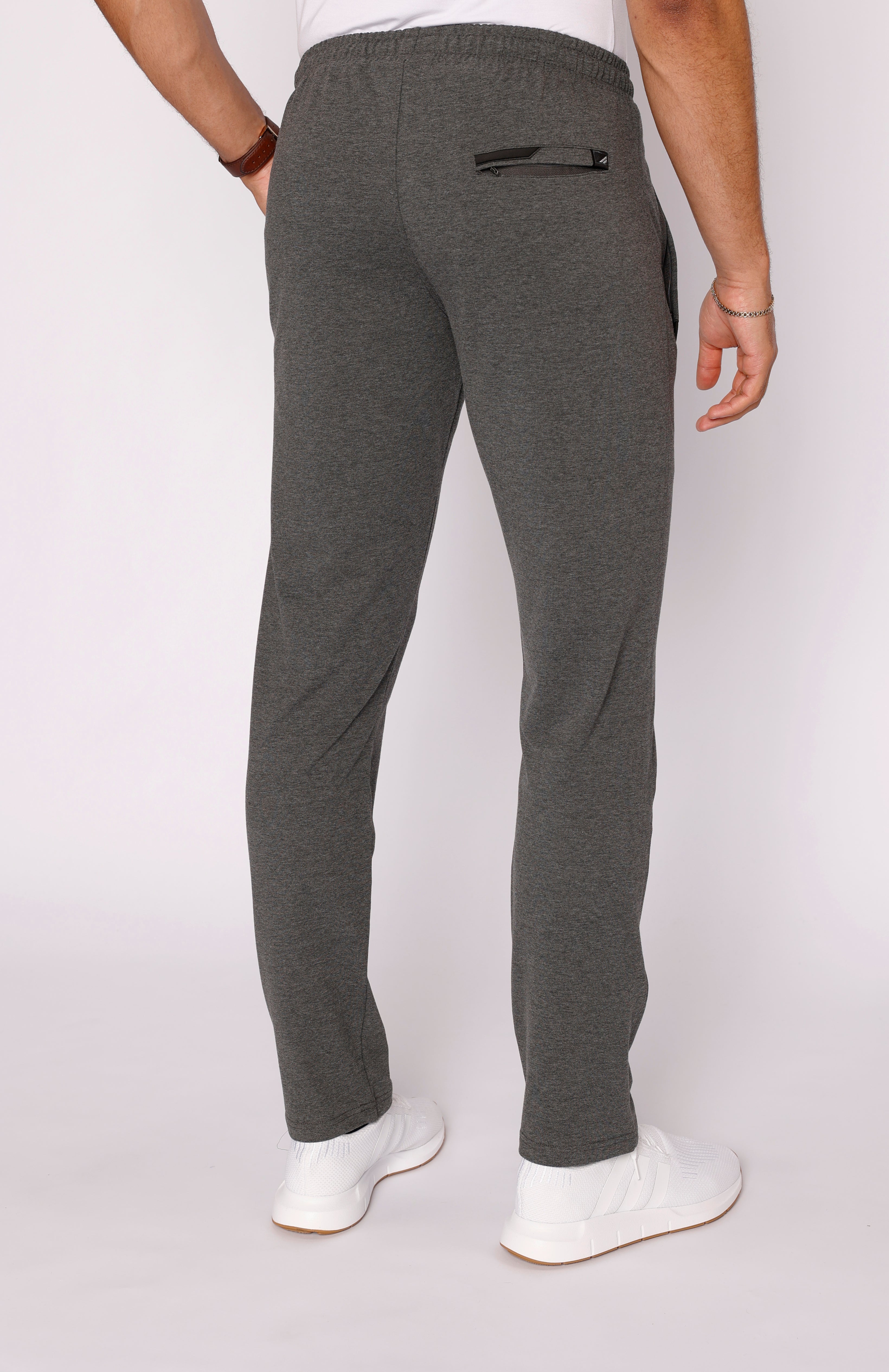 Navy Blue Athletic Tapered Jogger Pants for Tall Men - Image 50