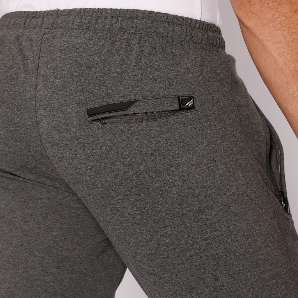 Navy Blue Athletic Tapered Jogger Pants for Tall Men