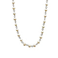 White Pearl Linked Necklace