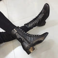Women's Fall Martin Boots - Korean Style Lace-Up Short Boots