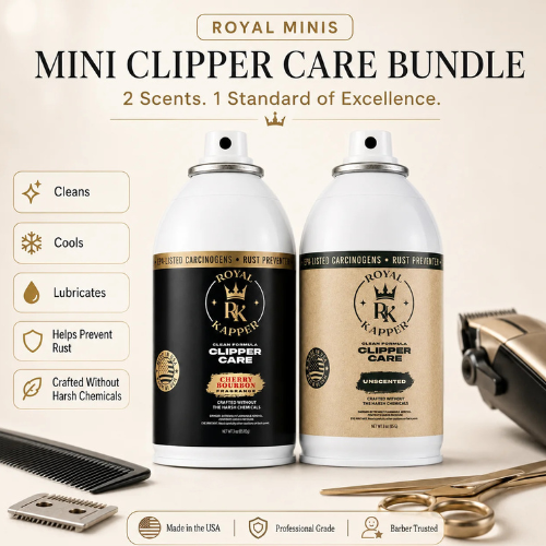 ROYAL KAPPER NON-TOXIC CLIPPER SPRAY -  MINI CHERRY BOURBON 3OZ