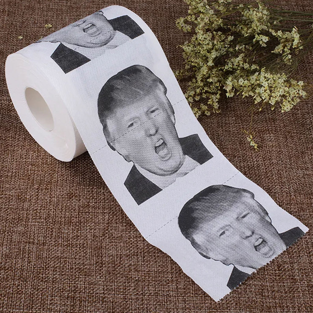 Donald Trump Toilet Paper Roll | President Toilet Paper Roll | 8647 Anti Trump Gift 682166