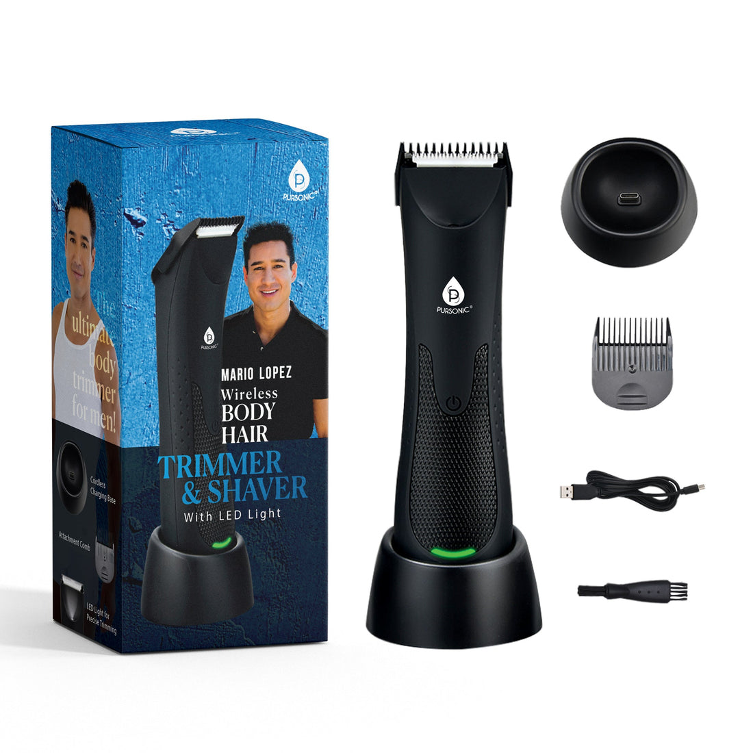 Wireless Body Hair Trimmer & Shaver for Precision Grooming