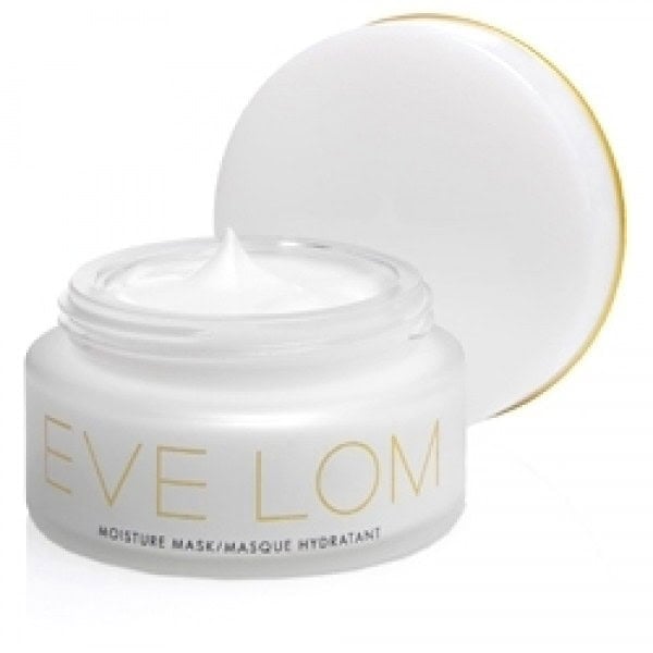 EVE LOM Moisture Mask in luxury white and gold packaging