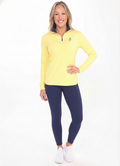 Women's Monterey Yellow Performance Quarter Zip Pullover