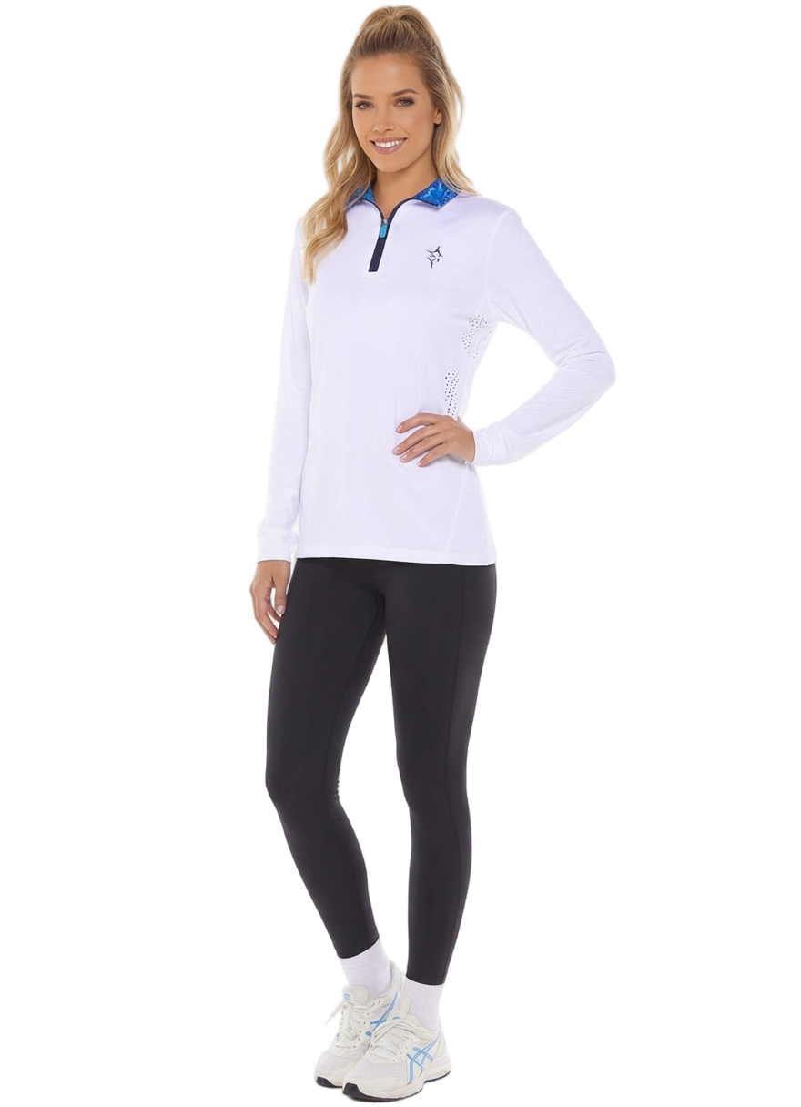 Women's Monterey Performance Quarter Zip UV50 Sun Protection
