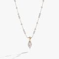 Mother of Pearl Beaded Necklace for Calming Elegant Style