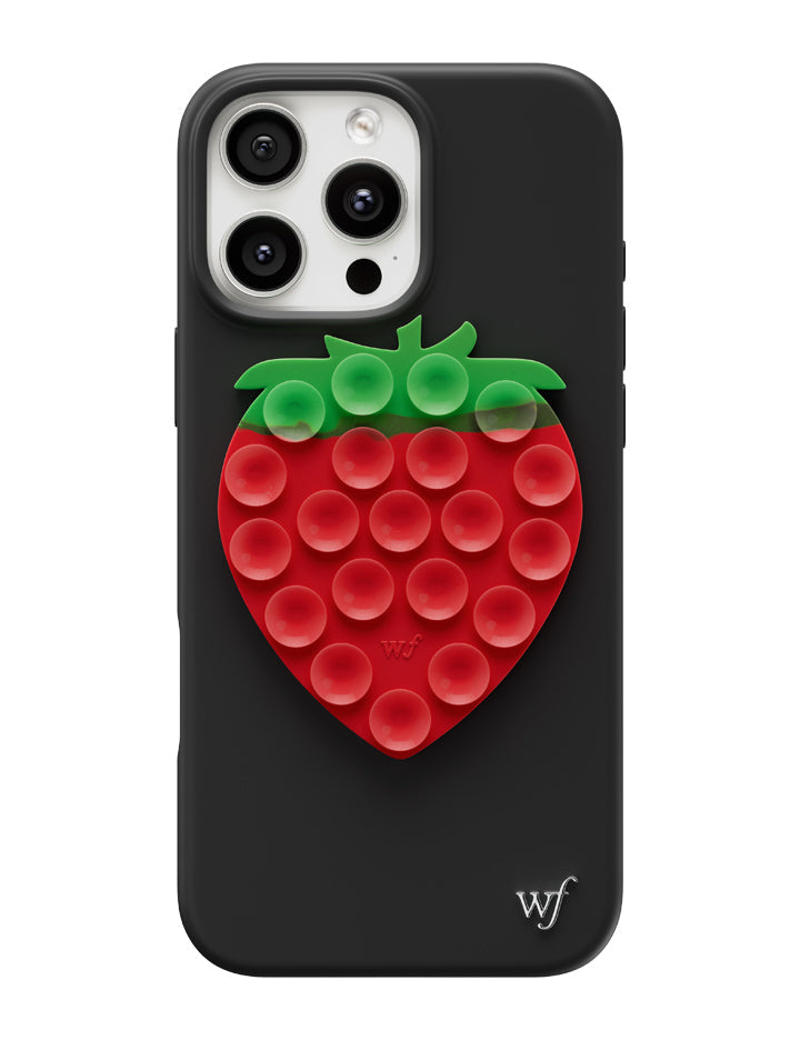 Strawberry MagSafe Stickeez Phone Grip for Hands-Free Content - Image 2