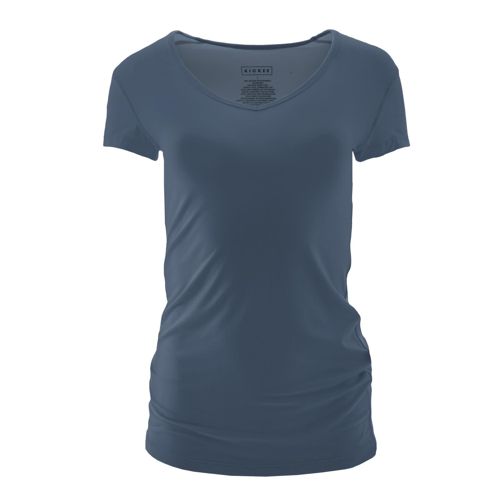Women's Short Sleeve One Tee in Twilight Buttery Soft Bamboo