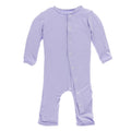 Coverall with Snaps in Lilac