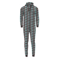 Print Adult Fleece Jumpsuit with Hood in Summer Sky Retro Game Controller
