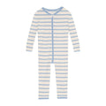Print Convertible Sleeper with Zipper in Pond Sweet Stripe