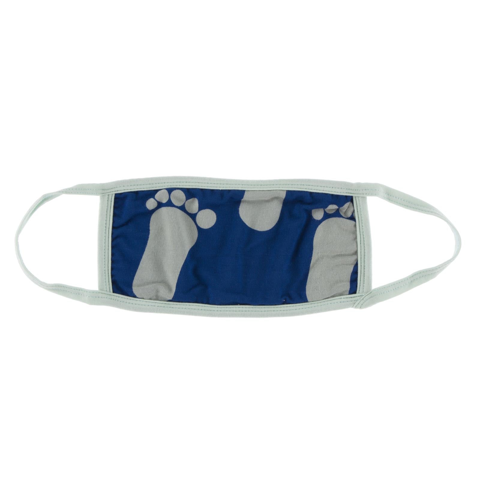 Print Adult Mask in Flag Blue Bigfoot