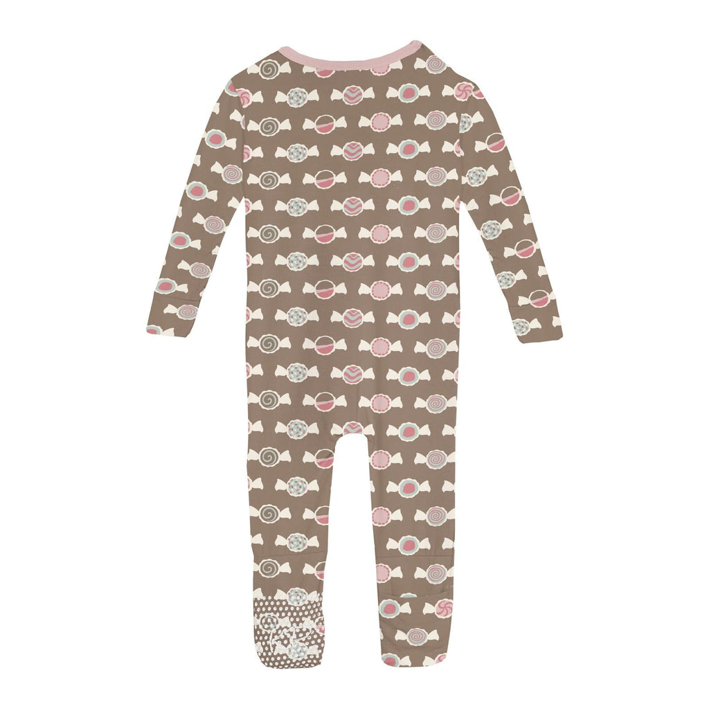 Print Convertible Coverall in Portabella Saltwater Taffy