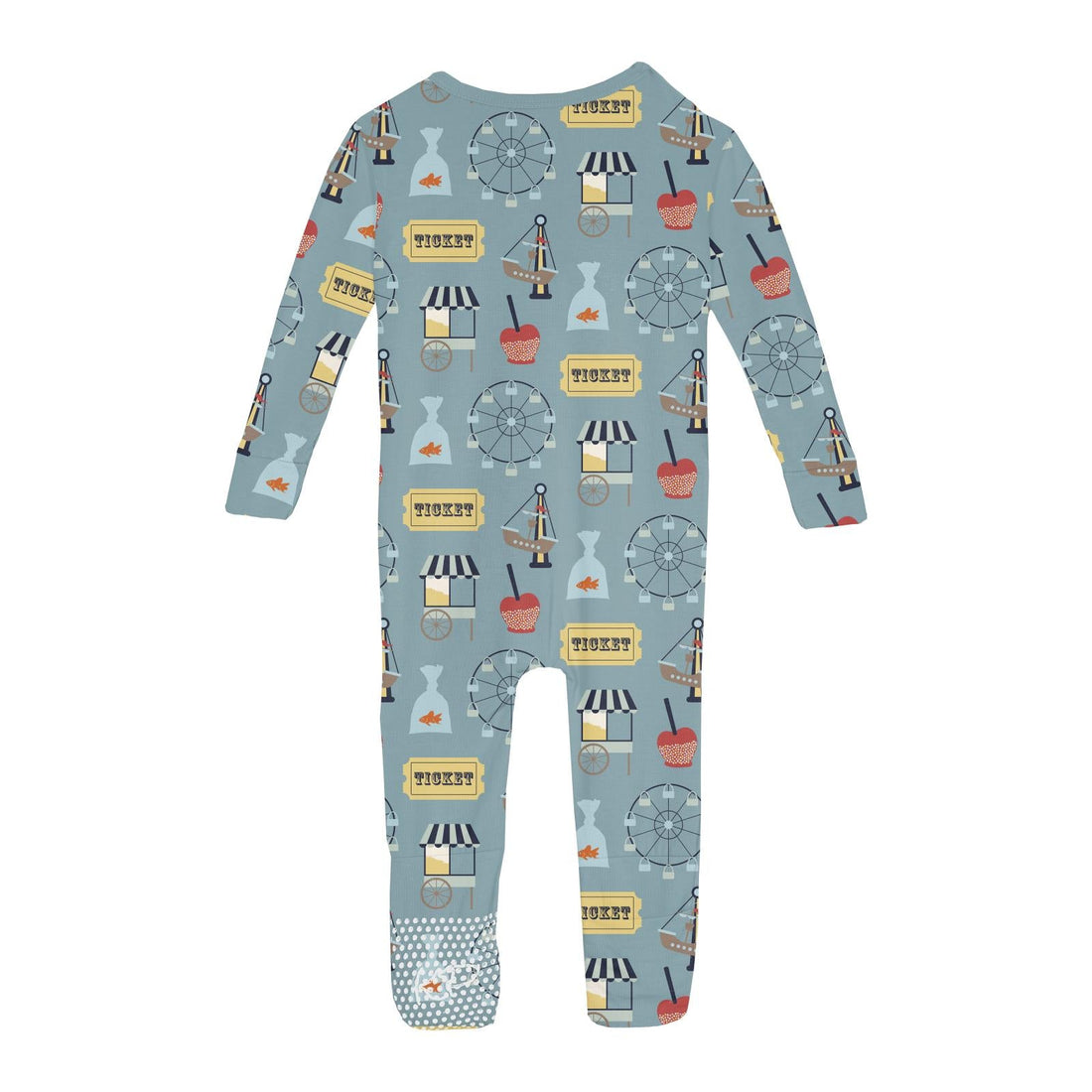 Print Convertible Coverall in Stormy Sea Fall Fair