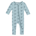 Print Convertible Coverall in Spring Sky Happy Tornado