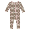 Print Convertible Coverall in Portabella Saltwater Taffy