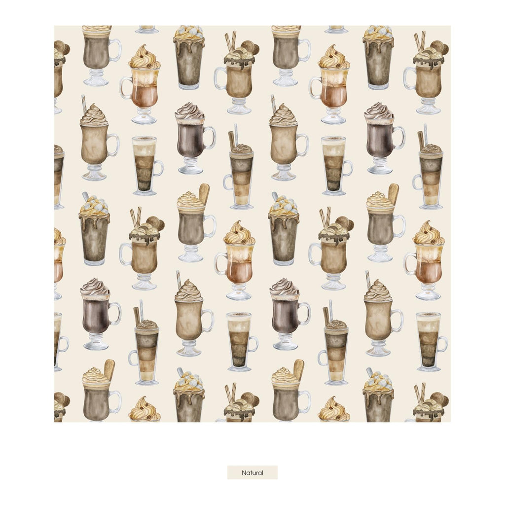 Print Bib Set of 3 in Aloe Arctic Animals, Natural Hot Chocolate & Stormy Sea Gingerbread Town