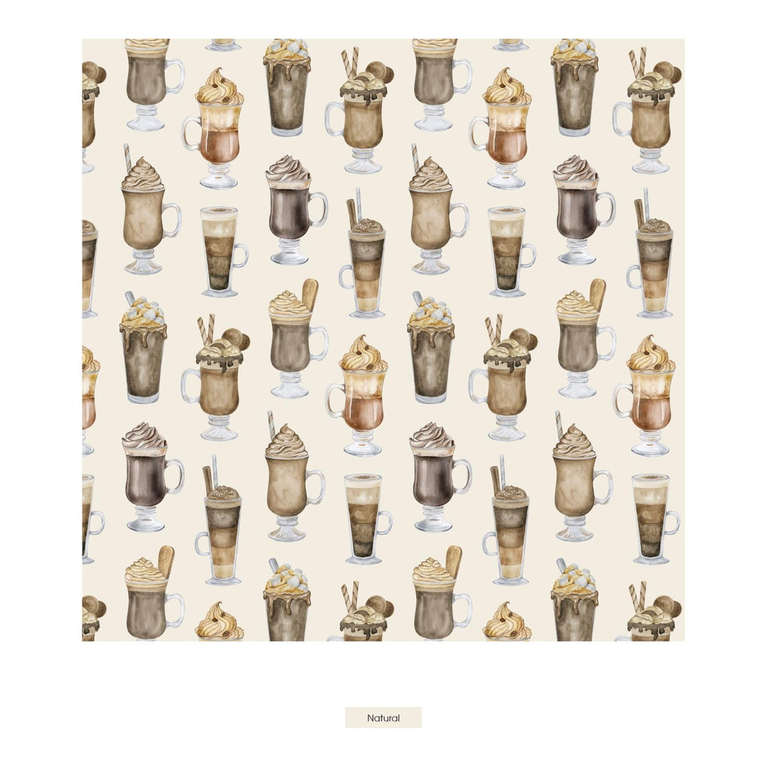 Print Bib Set of 3 in Aloe Arctic Animals, Natural Hot Chocolate & Stormy Sea Gingerbread Town