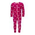 Print Swim Coverall in Calypso Flamingos