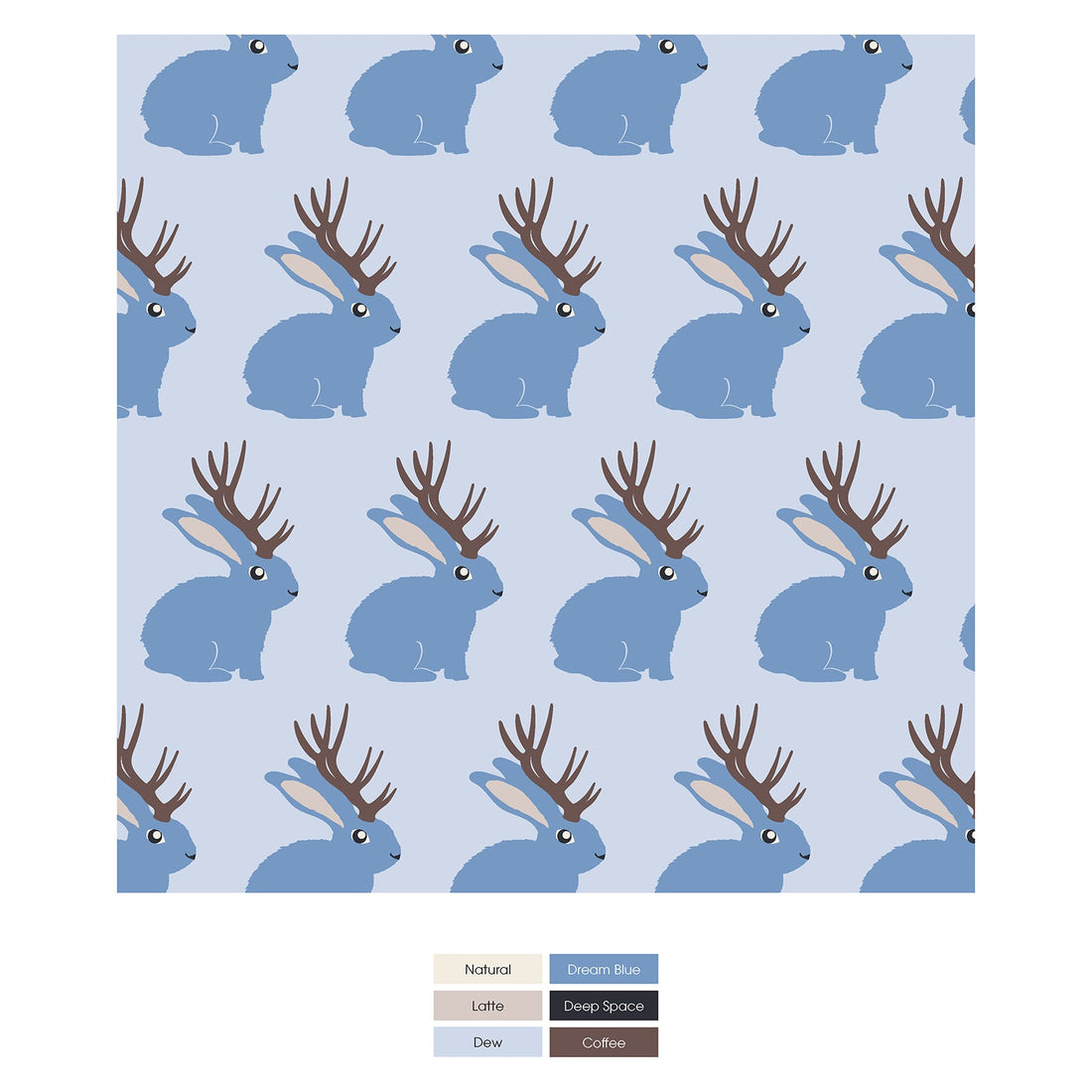 Applique Coverall with 2 Way Zipper in Dew Jackalope