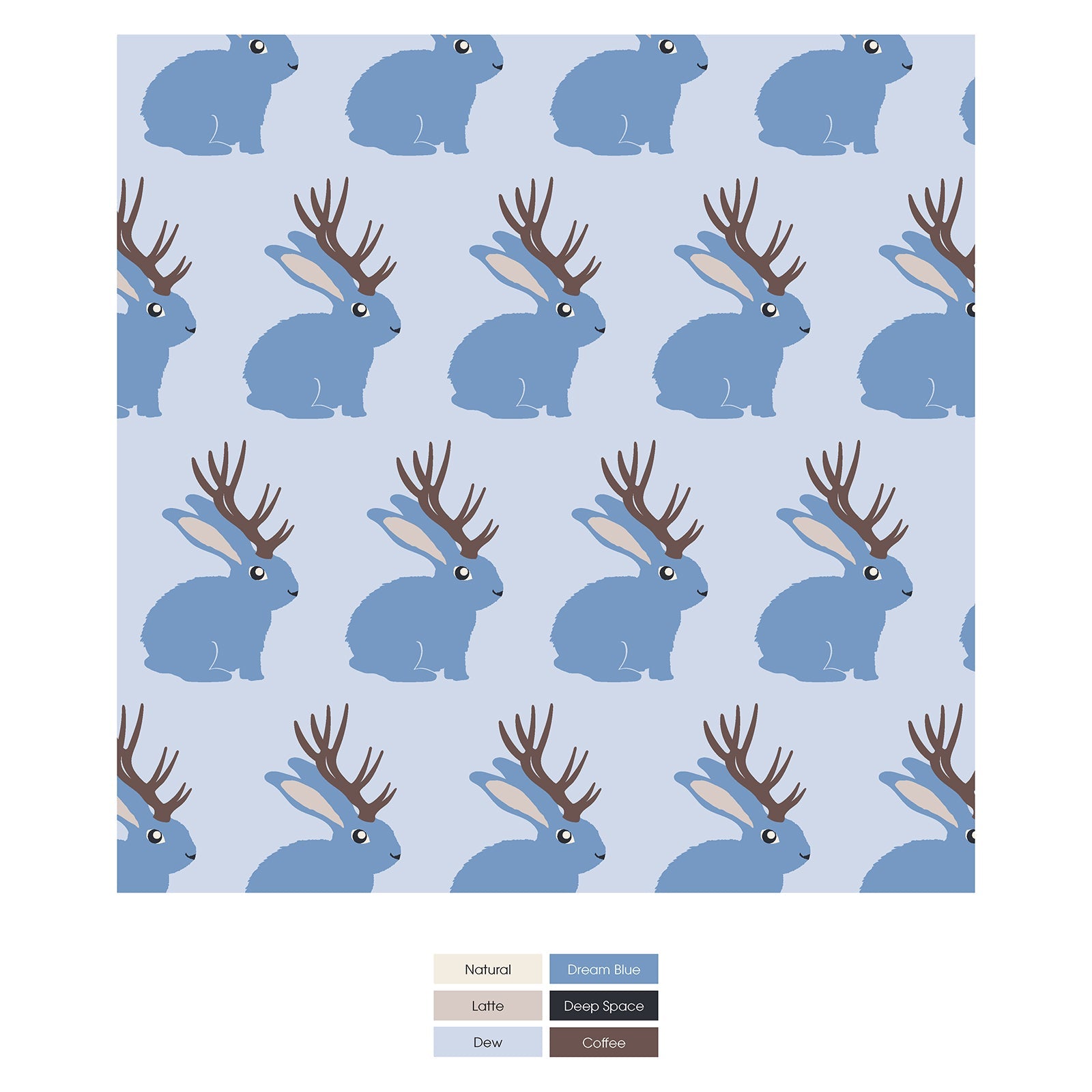 Applique Coverall with 2 Way Zipper in Dew Jackalope