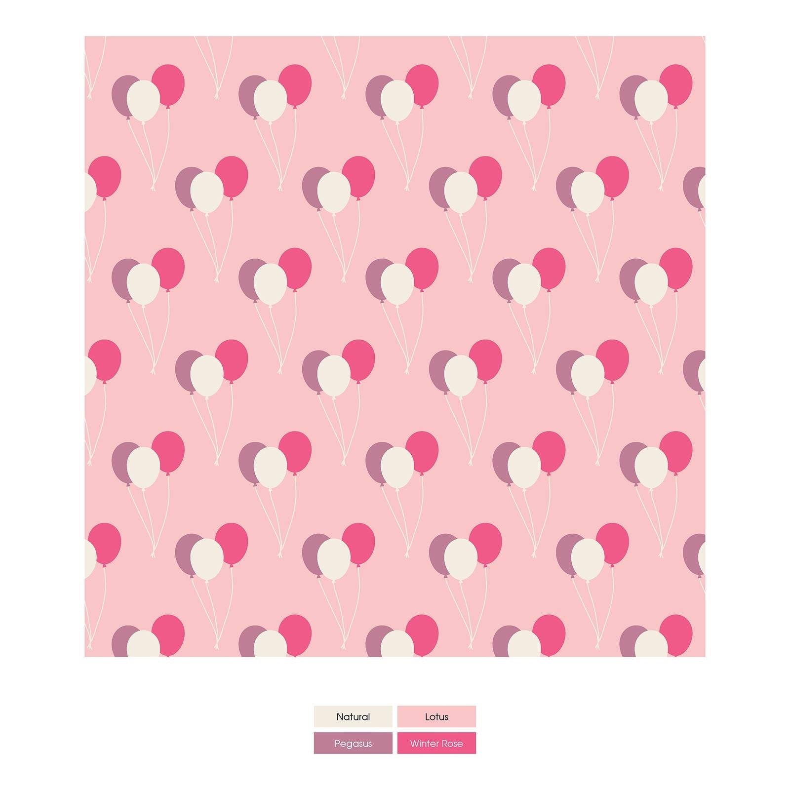 Print Footie with Zipper in Lotus Birthday