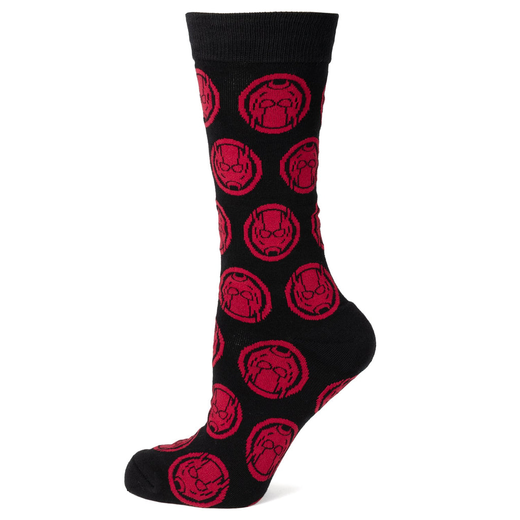 Marvel Ant-Man Red and Black Graphic Crew Socks and Pin Gift Set - Image 2