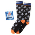 Marvel Avengers Logo Crew Socks and Lapel Pin Gift Set