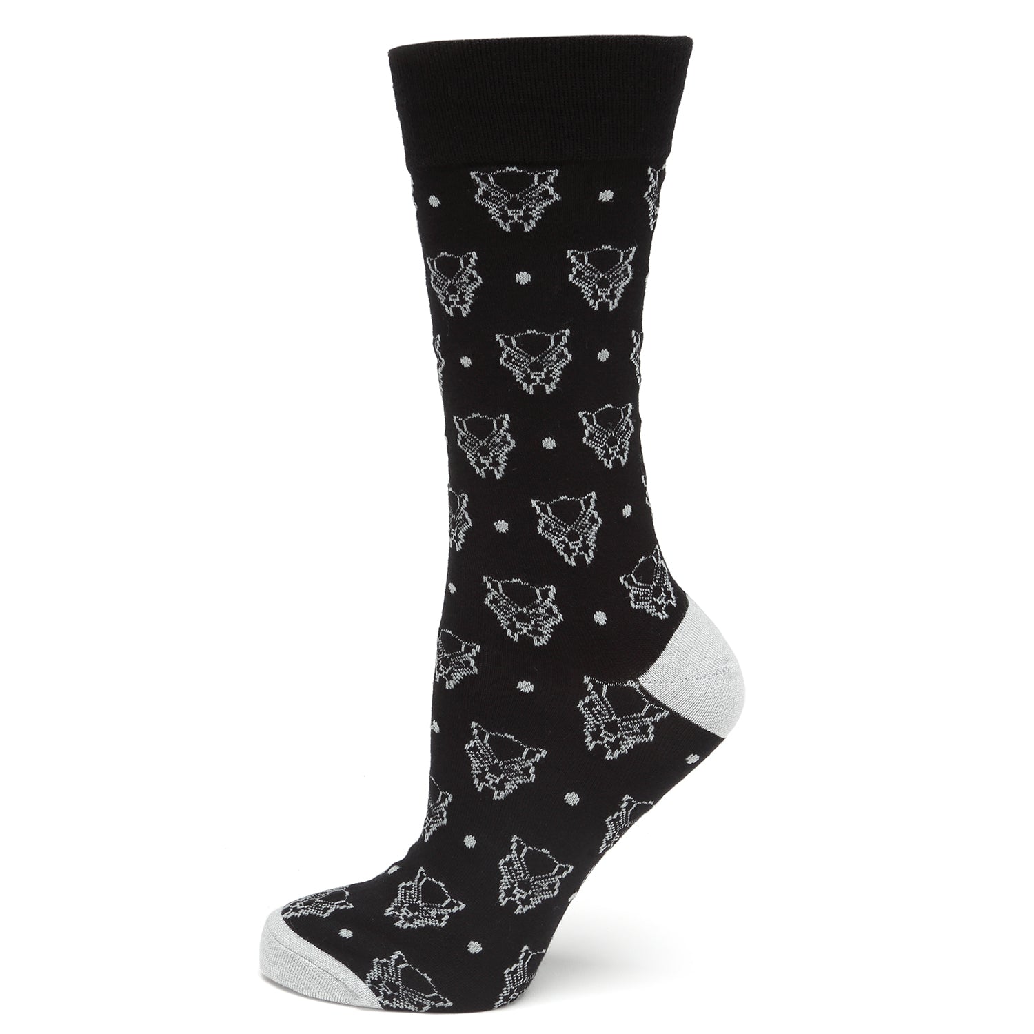 Marvel Black Panther Dot Socks and Avengers Icon Lapel Pin Set - Image 2
