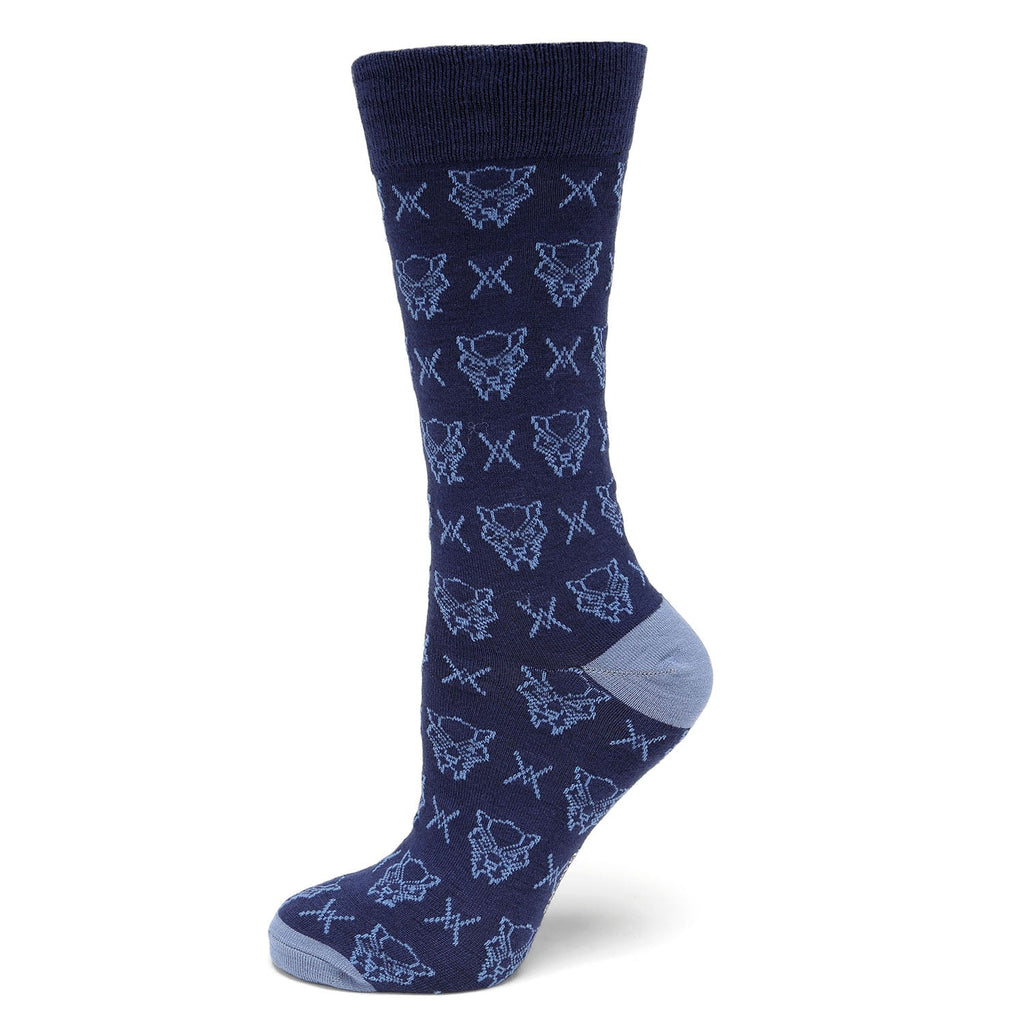 Marvel Black Panther Blue Crew Socks and Lapel Pin Gift Set - Image 2