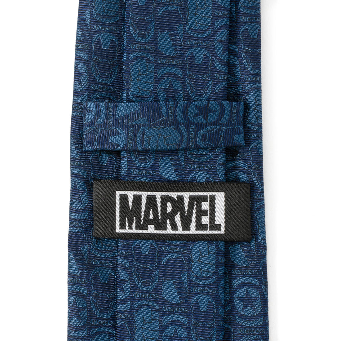 Marvel Avengers Tonal Blue Necktie Featuring Iconic Superheroes - Image 5