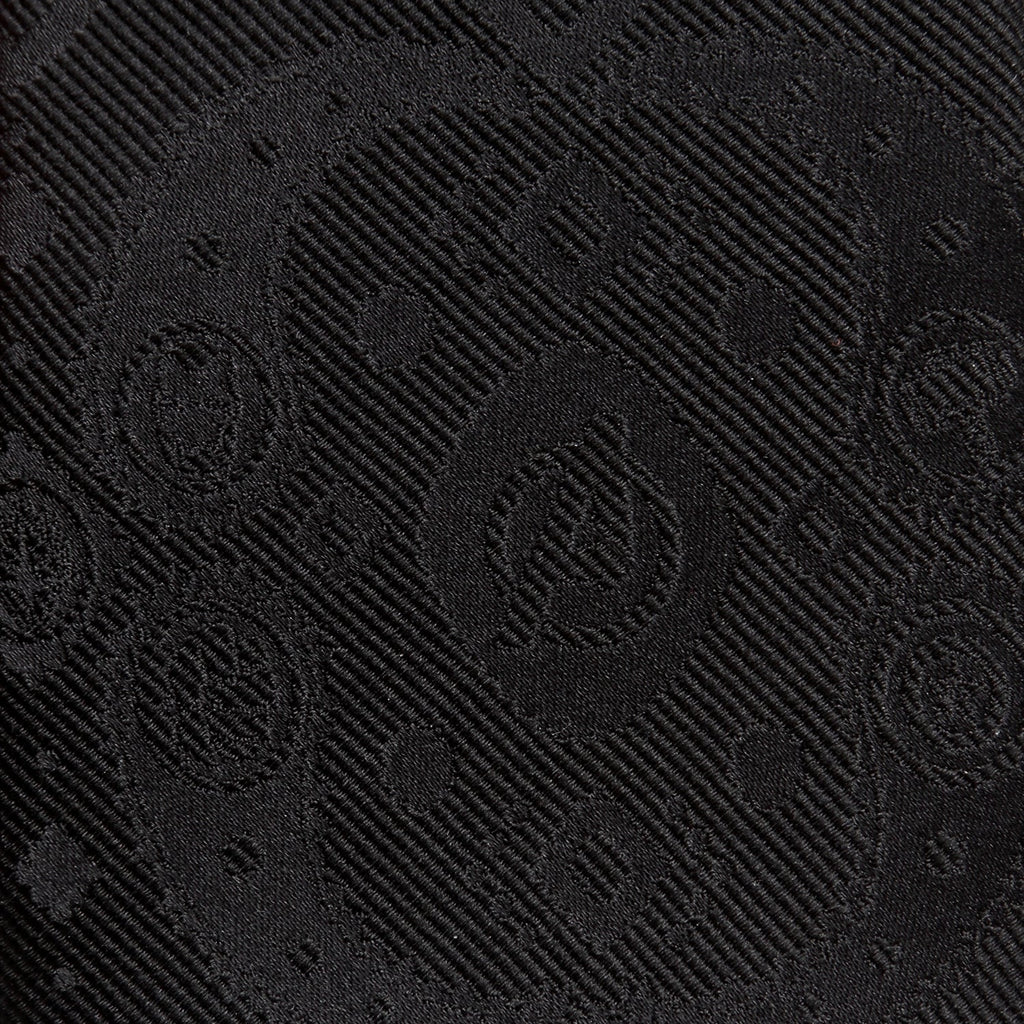 Marvel Avengers Paisley Icons Print Black Silk Tie - Image 5