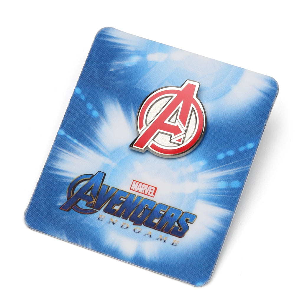 Marvel Avengers Logo Lapel Pin Red and Silver Enamel - Image 5