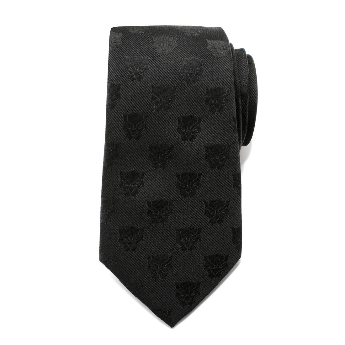 Marvel Black Panther Woven Silk Necktie in Black - Image 3