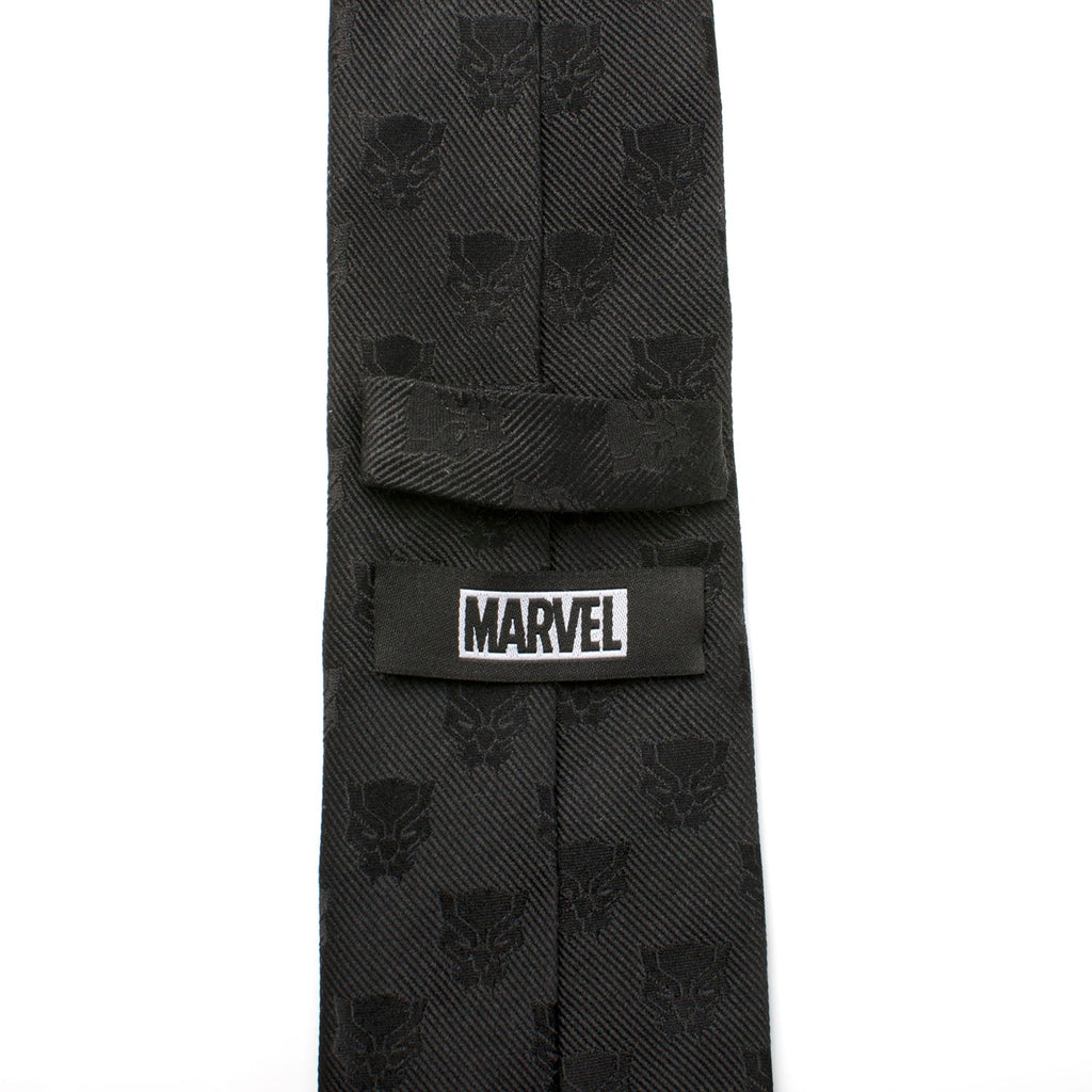 Marvel Black Panther Woven Silk Necktie in Black - Image 4