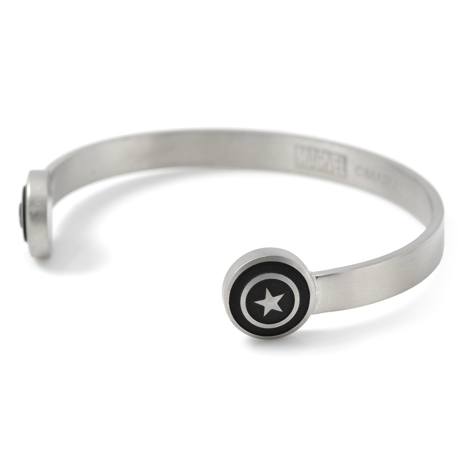 Marvel Captain America Shield Stainless Steel Cuff Bracelet - Image 5