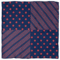 Marvel Captain America Shield Navy Pocket Square