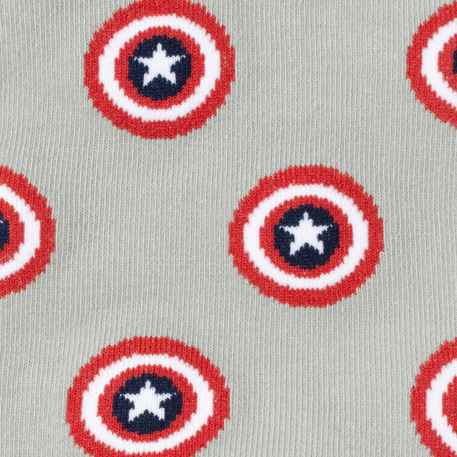 Captain America Marvel Gray Ankle Socks and Lapel Pin Gift Set - Image 3