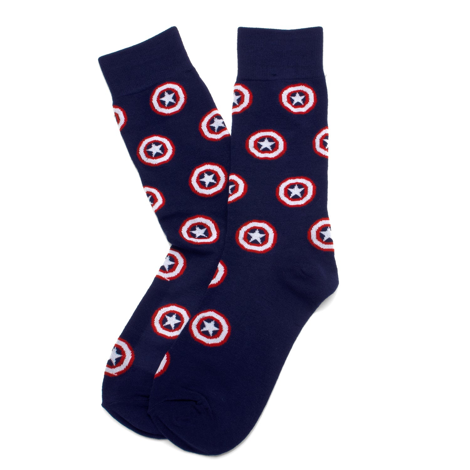 Captain America Shield Sock and Lapel Pin Gift Set - Image 3