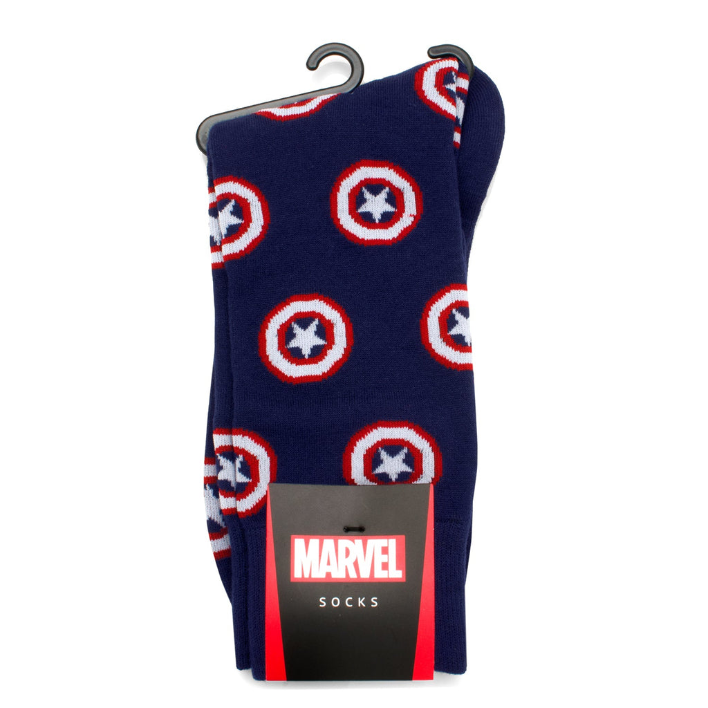 Captain America Shield Sock and Lapel Pin Gift Set - Image 4