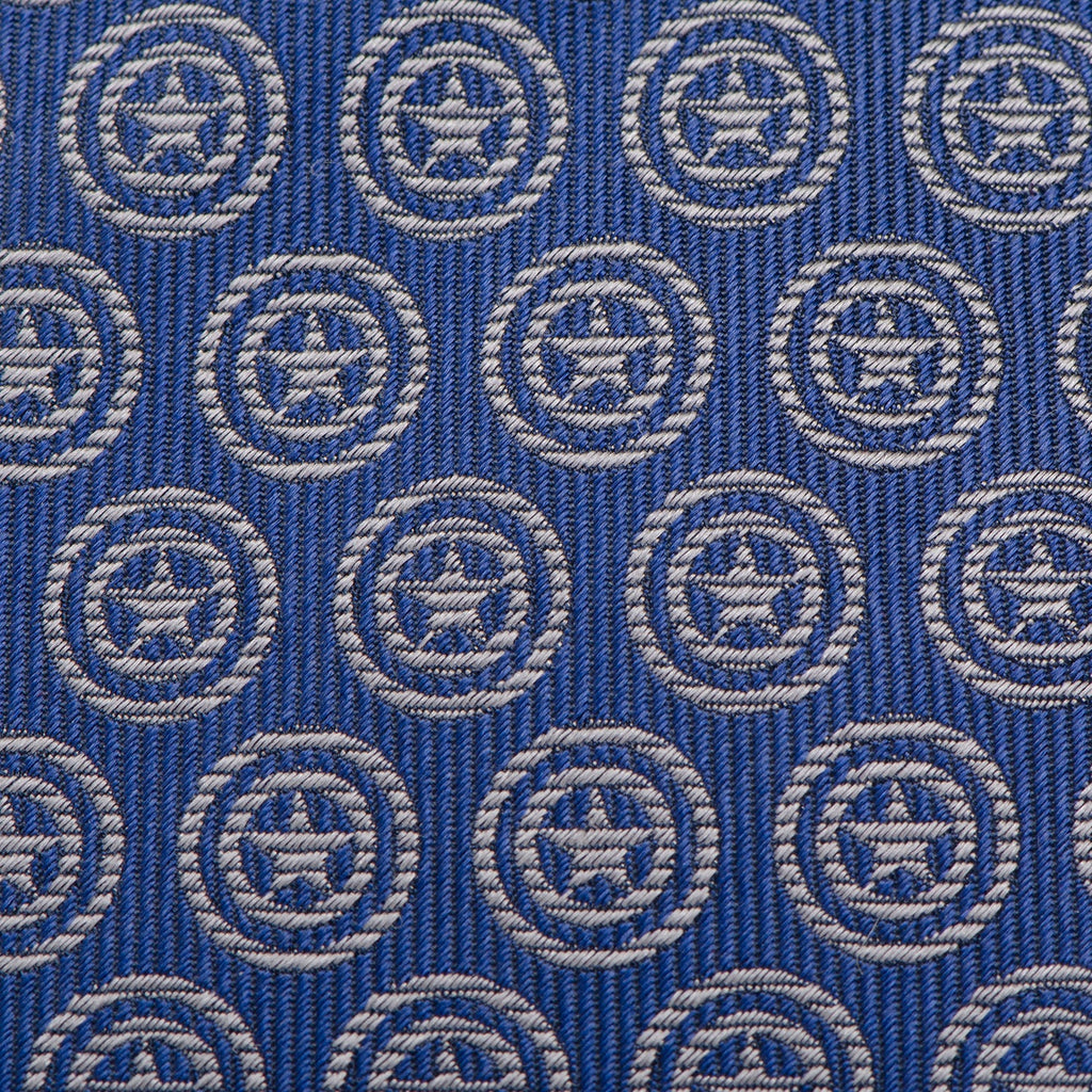 Marvel Captain America Shield Navy Blue Silk Slim Tie - Image 5