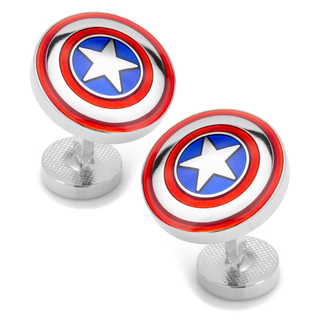 Marvel Avengers Captain America Shield Cufflinks - Image 2