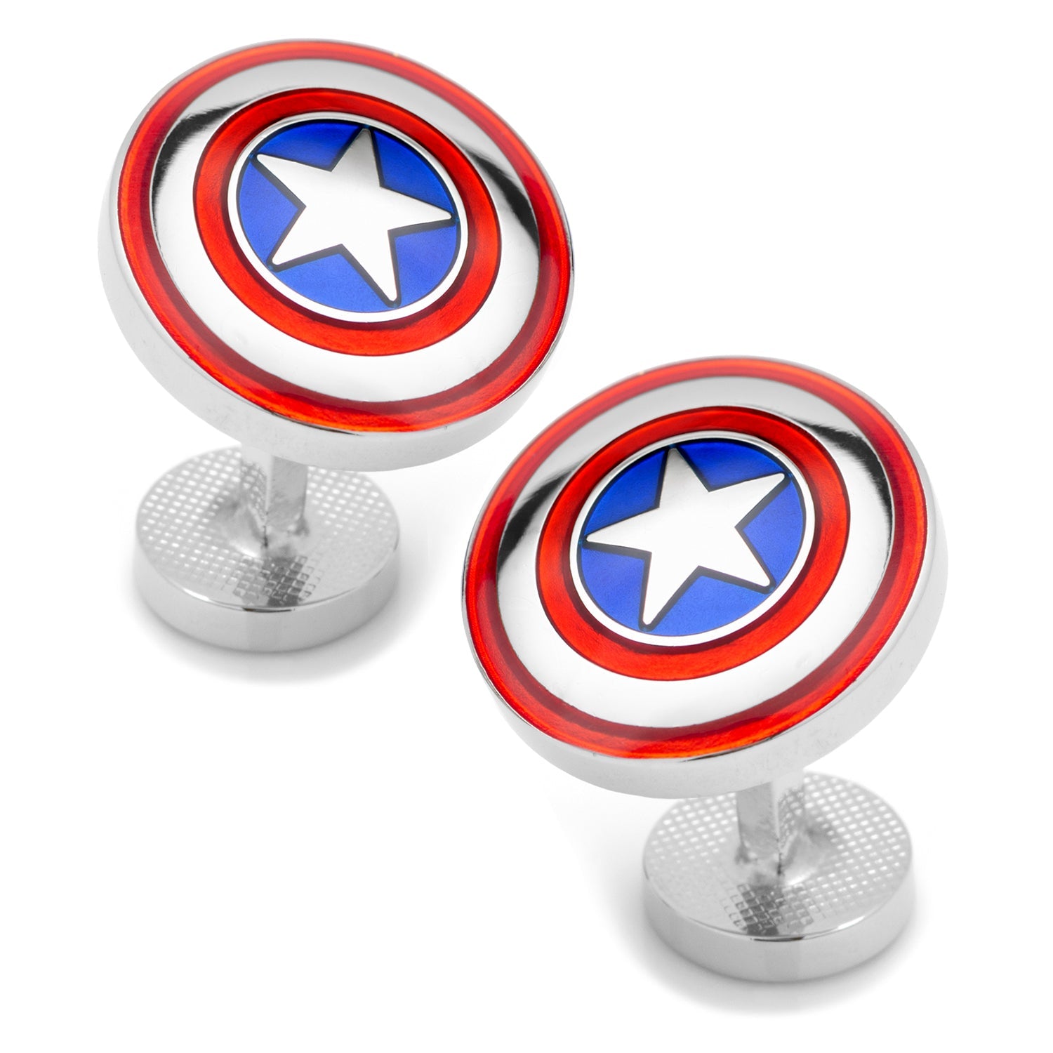 Marvel Avengers Captain America Shield Cufflinks - Image 2
