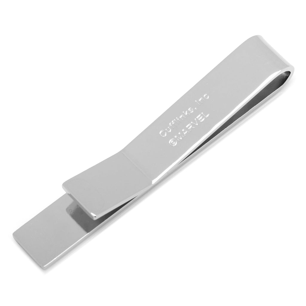 Captain America Shield Tie Bar in Polished Silver and Enamel - Image 3