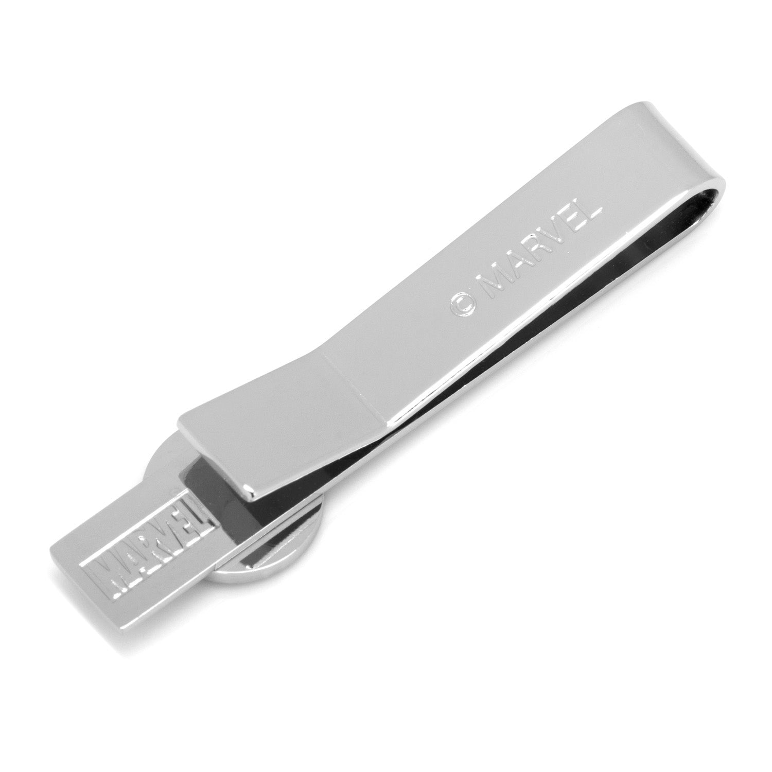 Marvel Captain America Shield Silver Tone Tie Bar - Image 3