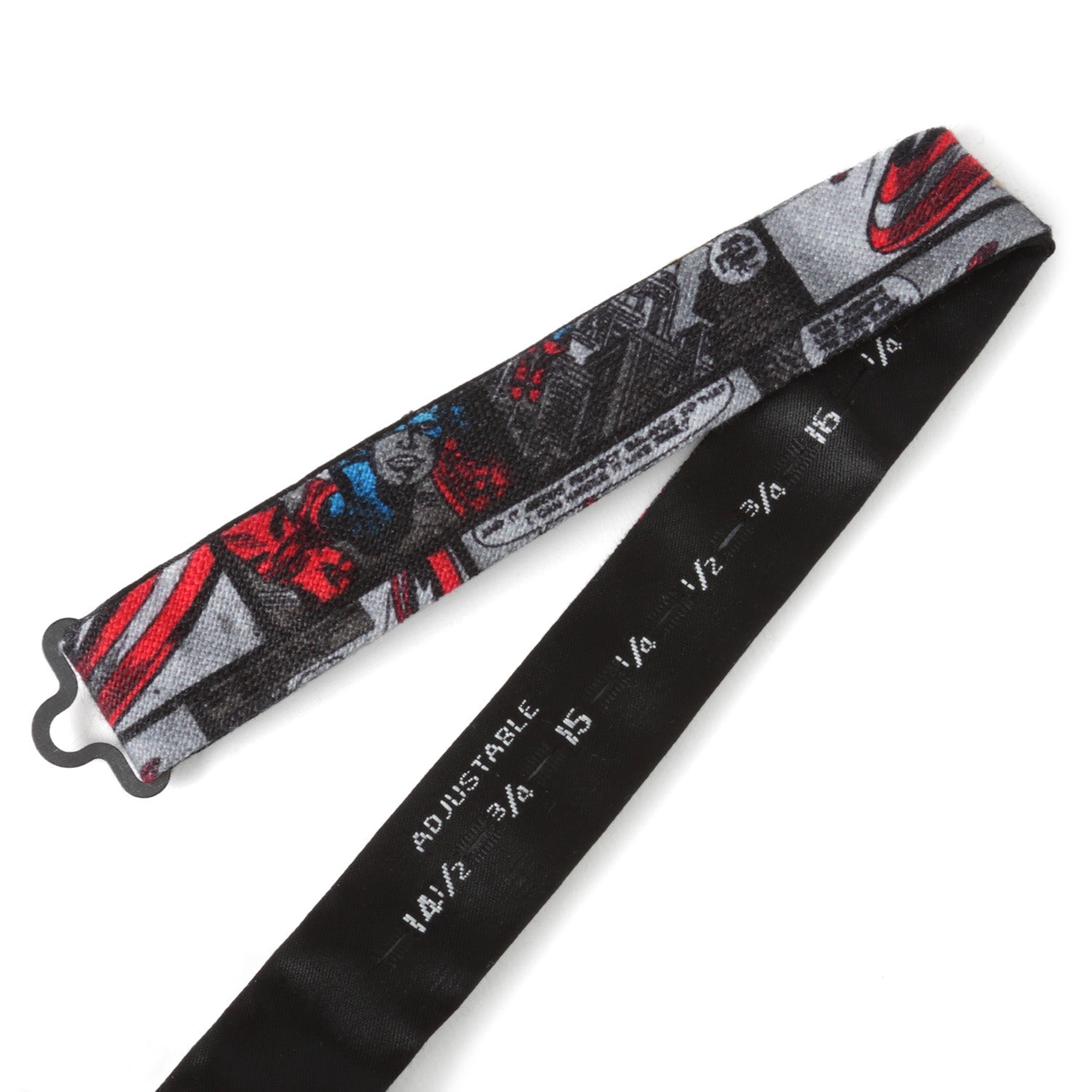 Captain America Comic Print Gray Bow Tie for Men - Image 5