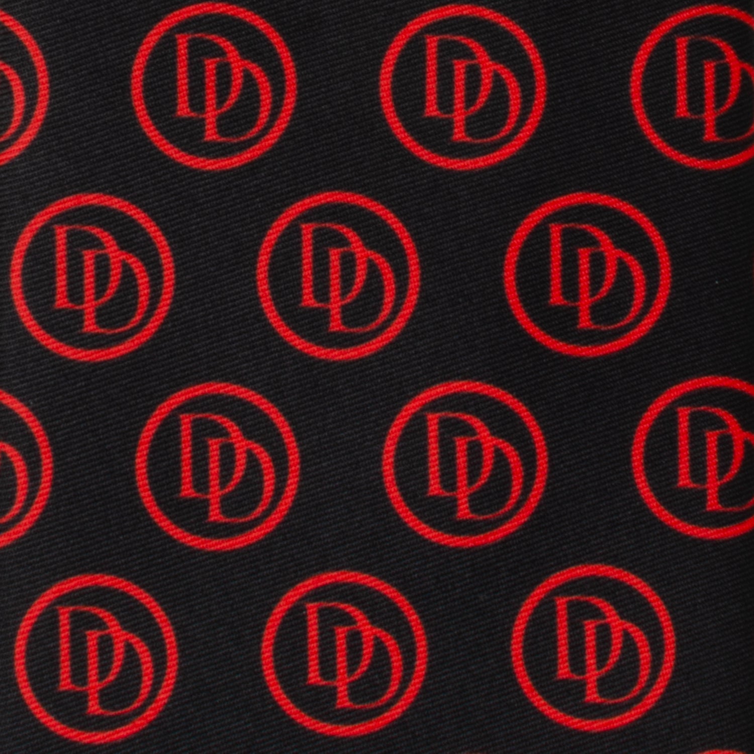 Marvel Daredevil Logo Black Necktie for Men - Image 4